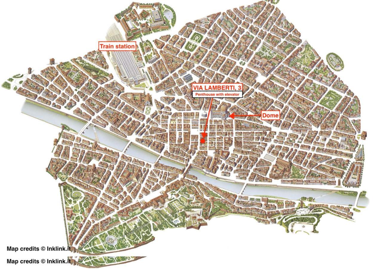 Via Lamberti, 3 - Florence Charming Apartments - Charming And Historic 5Th-Floor Attic Apartment With Elevator In A Building At The Heart Of Vibrant Florence, Just A 2-Minute Walk From All Attractions Exterior photo